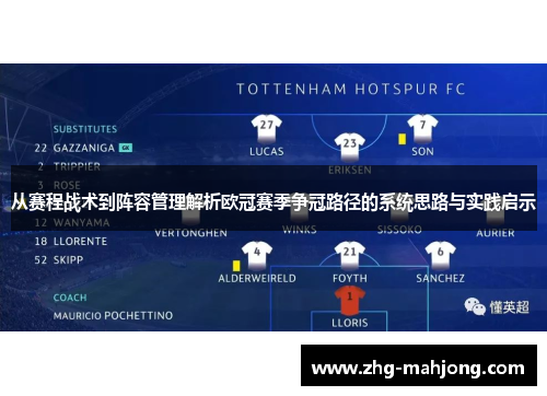 从赛程战术到阵容管理解析欧冠赛季争冠路径的系统思路与实践启示