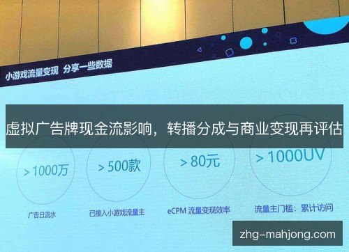 虚拟广告牌现金流影响，转播分成与商业变现再评估